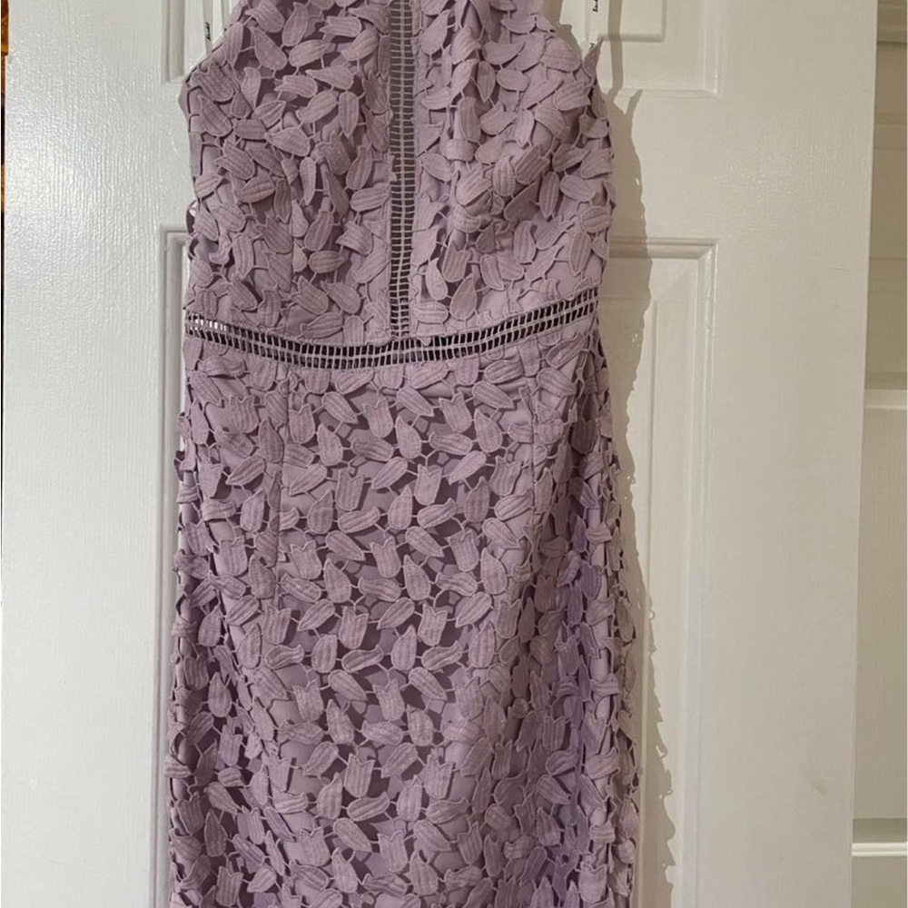 Purple dress XS used once $45 - Picture 2 of 3
